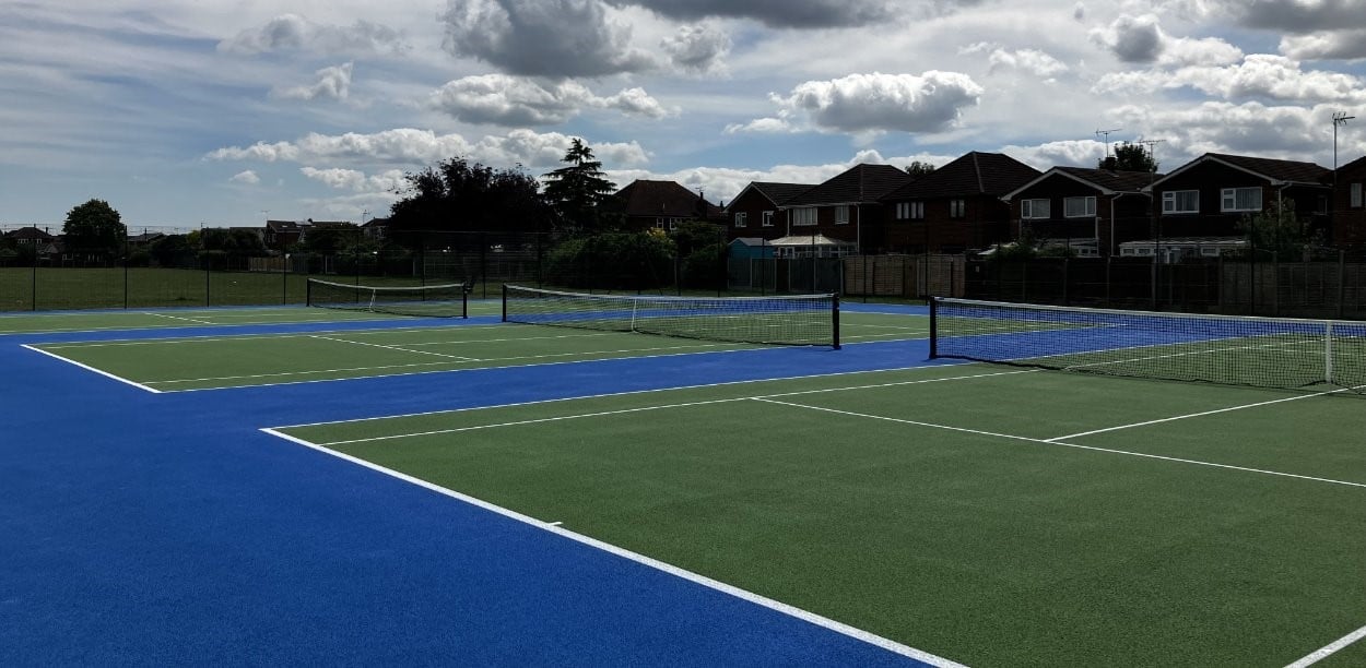 King George V playing fields in Canvey Island after