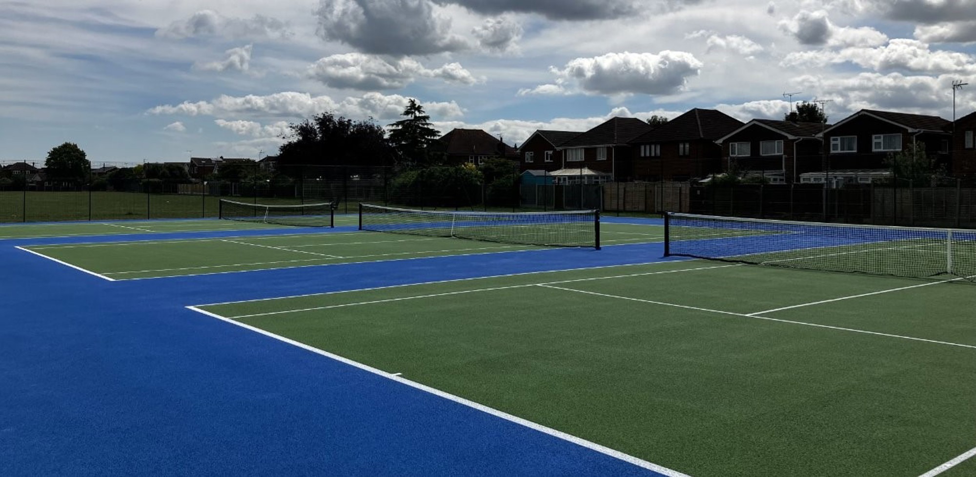 King George V playing fields in Canvey Island after
