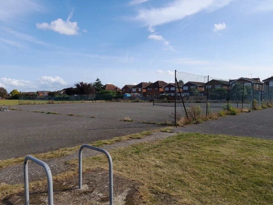 King George V playing fields in Canvey Island before