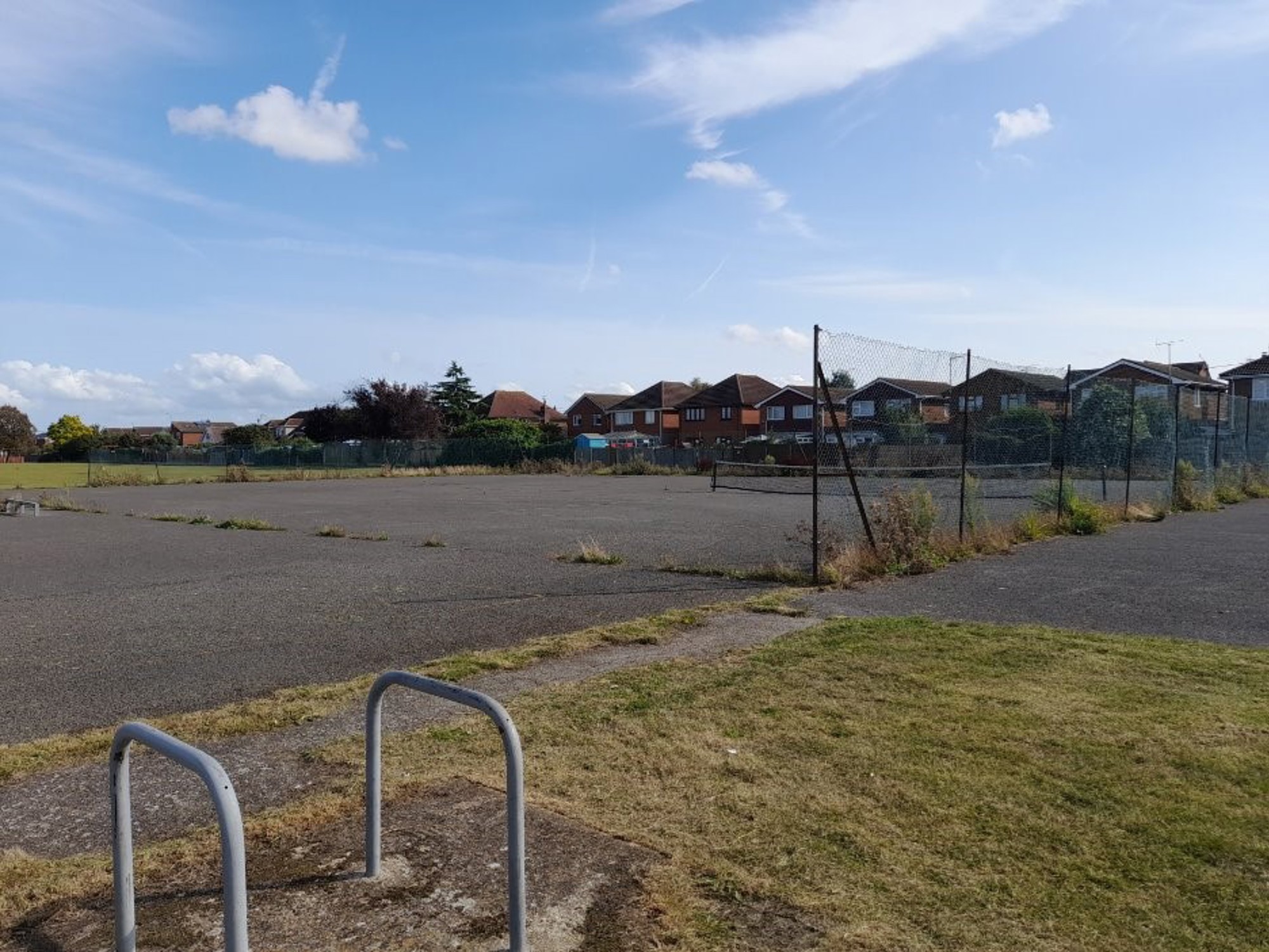 King George V playing fields in Canvey Island before
