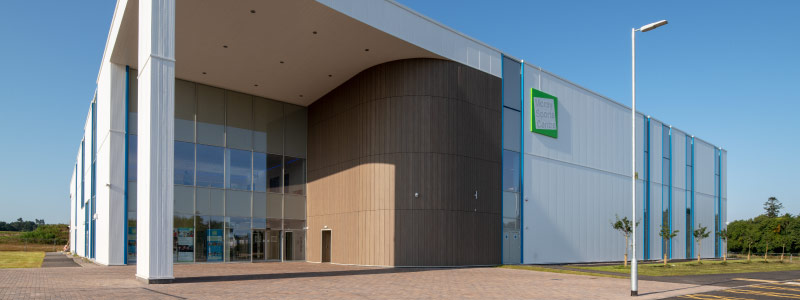 Outside view of Moray Sports Centre