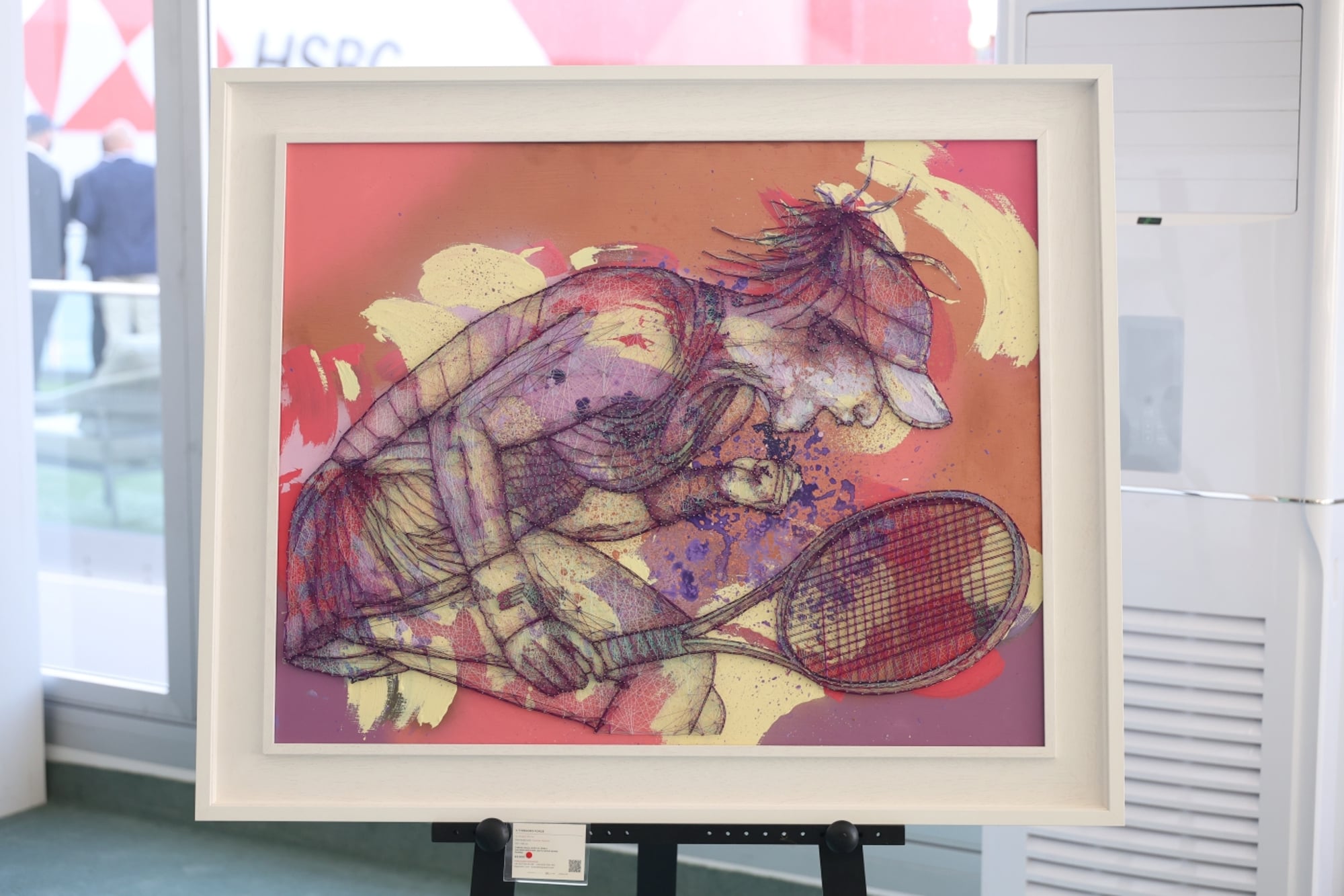 Artwork of Heather Watson, framed 